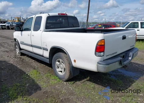 2000 Toyota Tundra Sr5 V8 из США, поврежденный, VIN 5TBBT4412YS110429